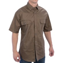 43%OFF メンズワークシャツ キャニオンガイドアウトフィッターズ製図シャツ - ボタンダウン襟、半袖（男性用） Canyon Guide Outfitters Draftsman Shirt - Button-Down Collar Short Sleeve (For Men)画像